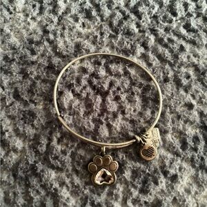 Alex and Ani Paw Charm Bangle Bracelet